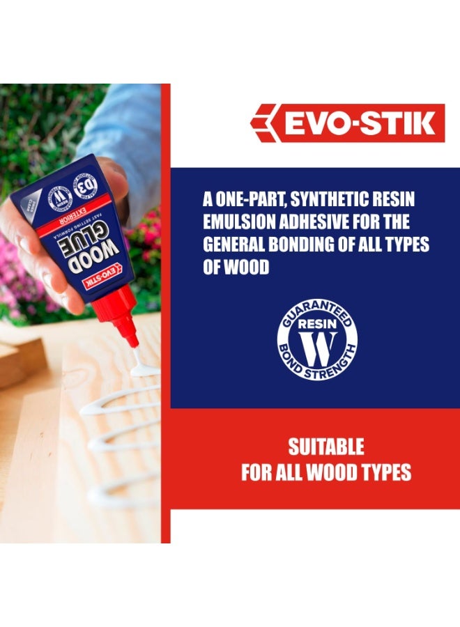EVO-STIK Exterior Wood Glue D3 Weatherproof Extra Strong Fast Setting Dries Clear 125 ML - Image 5